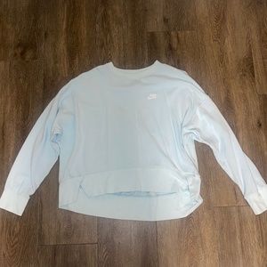 Light Blue Nike Pull Over